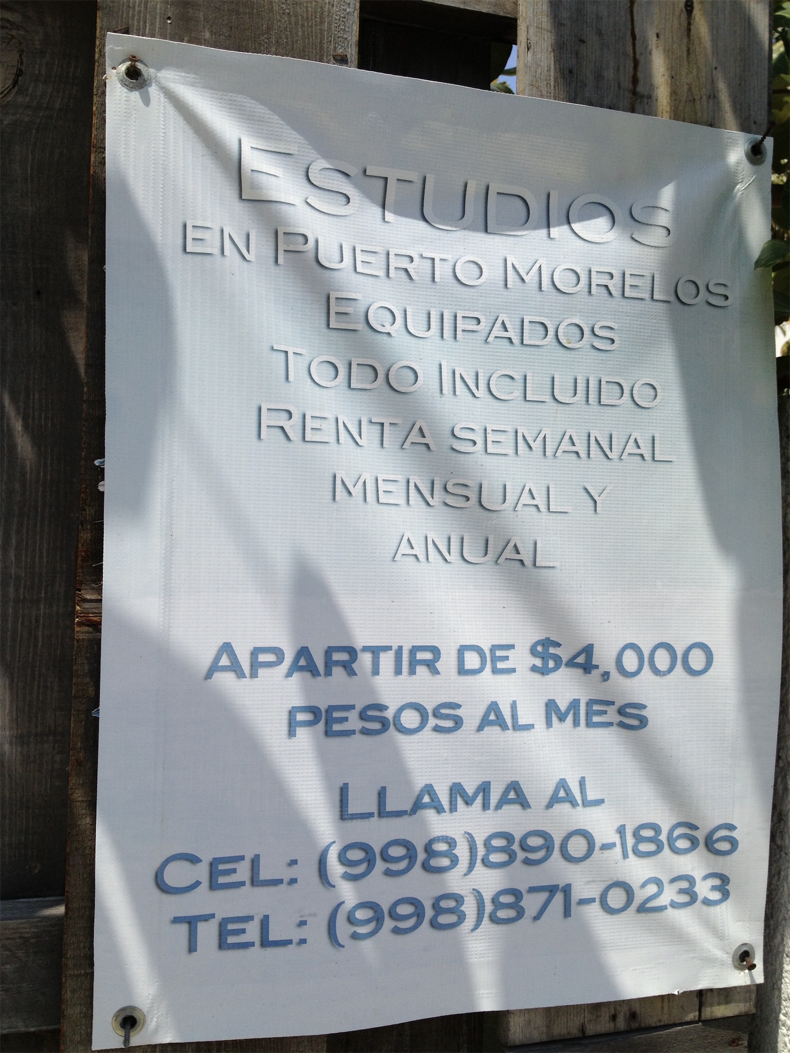 Puerto Morelos Apartment for $220/mo